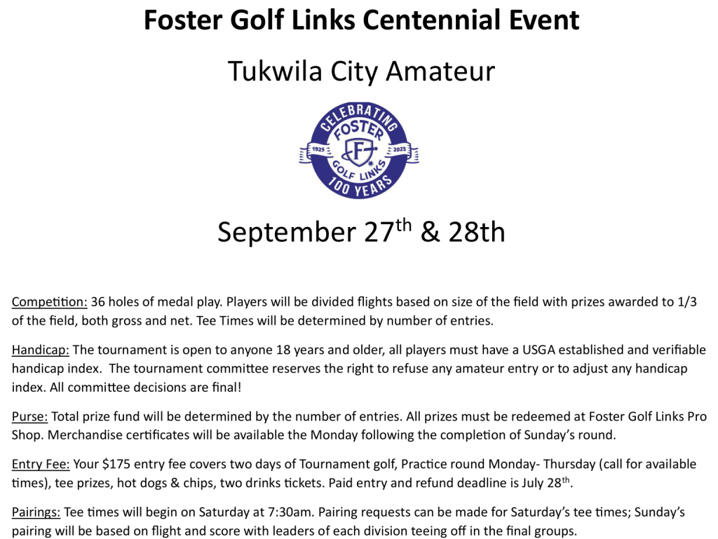Tukwila City Amateur